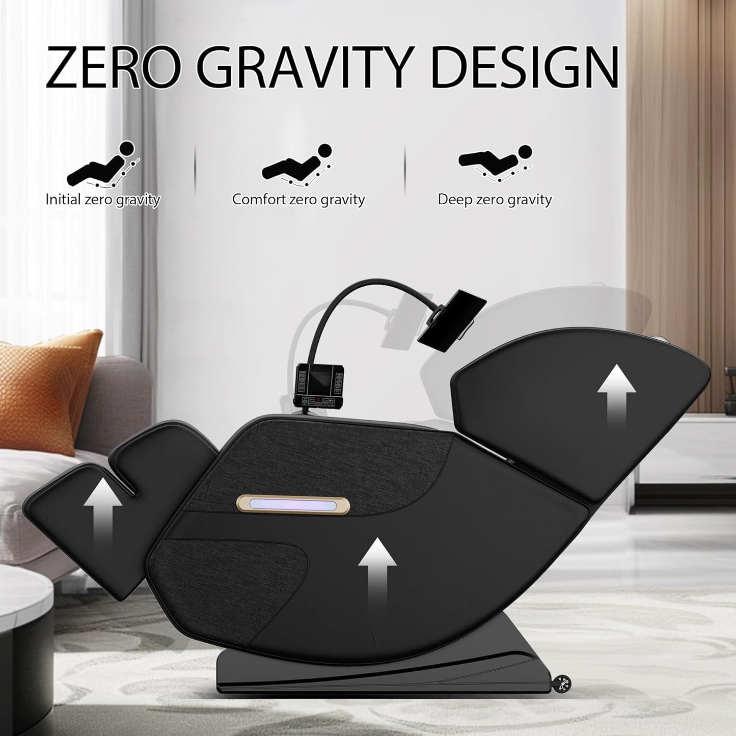 Full Body Massage Chair - Zero Gravity with Airbag Massage, Heating & Touch Screen | 2026 Model