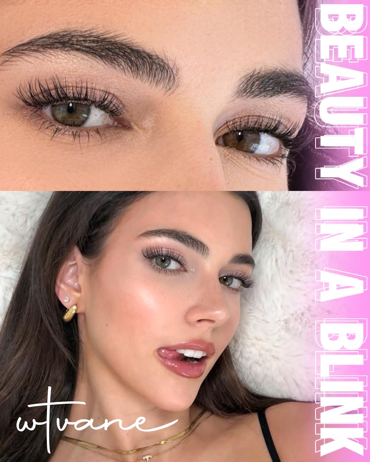 Natural Lash Clusters | Venus Wispy Eyelash Extensions - Invisible Thin Band, 8-16mm DIY Individual Lashes for a Natural Look