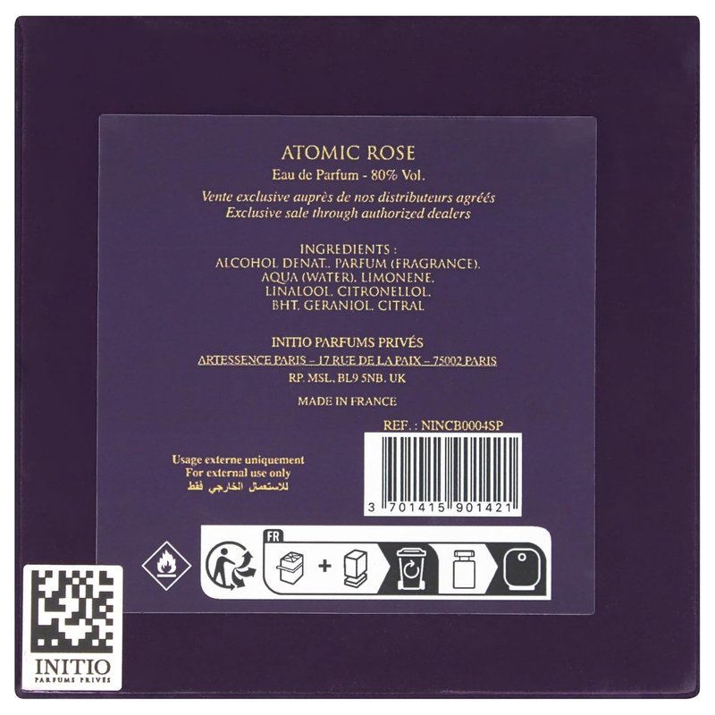 Atomic Rose Unisex Eau De Parfum - Carnal Blends Collection | 3.04 oz Fragrance Spray