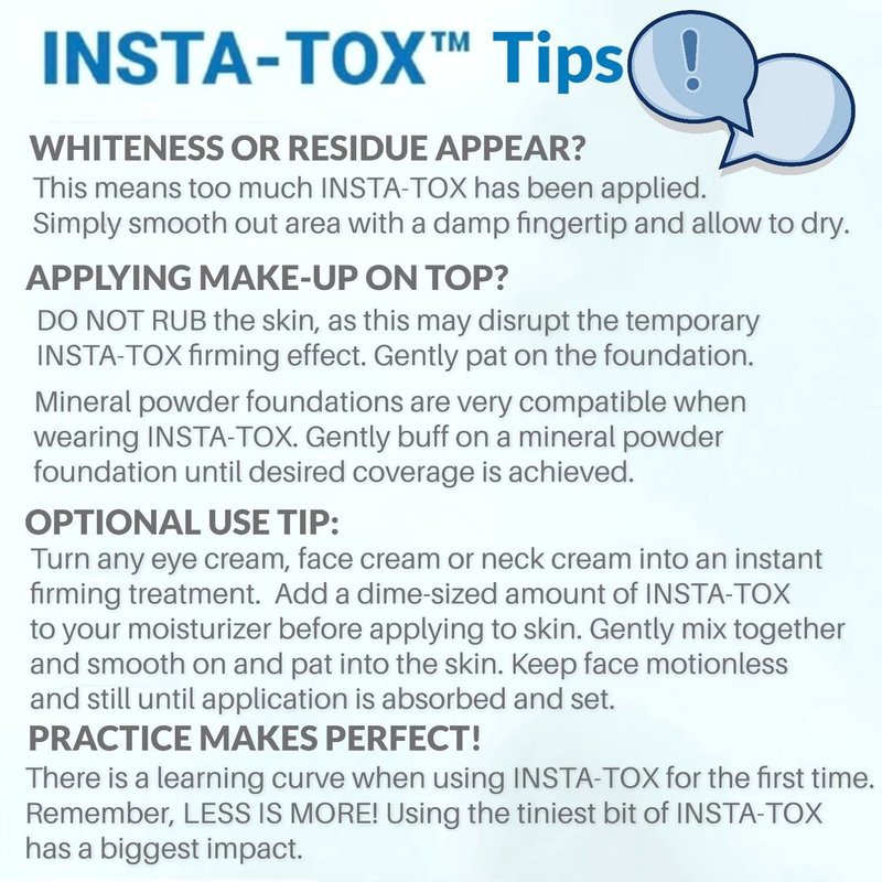 Serious Skincare INSTA-TOX Instant Wrinkle Filler Serum - Smooth Fine Lines & Deep Wrinkles | 0.75 oz
