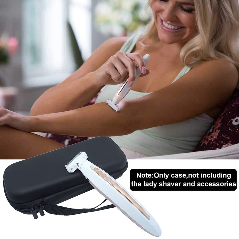 Women's Electric Shaver Case for Finishing Touch Flawless Body Rechargeable Ladies Trimmer and Shaver Travel Case Shaver Case for Women