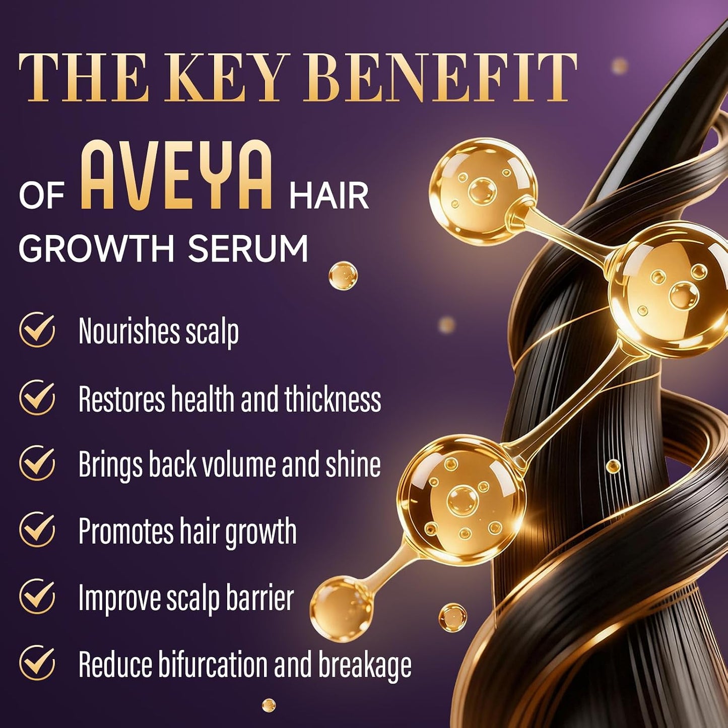 Hair Growth Serum for Women & Men - Rosemary Oil, Batana Oil & Biotin - Non-Greasy Formula | 60ml