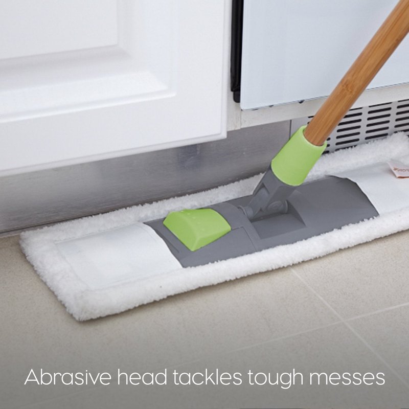 Full Circle Mighty Mop 2-in-1 Wet/Dry Microfiber Head, Green