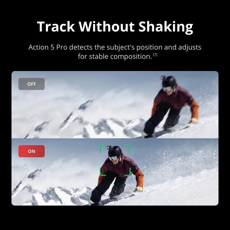 DJI Osmo Action 5 Pro Essential Combo, Waterproof Action Camera with 1/1.3" Sensor, 4K/120fps Video, Subject Tracking, Stabilization, Dual OLED Touchscreens, 47GB Built-in Storage, Vlogging Camera