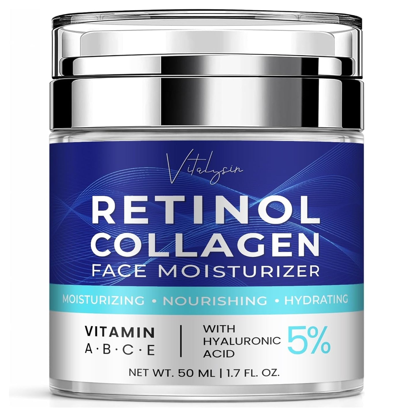 Face Moisturizer for Aging Skin - Retinol & Collagen Cream for Mature Skin | 1.7 fl. oz, Unscented