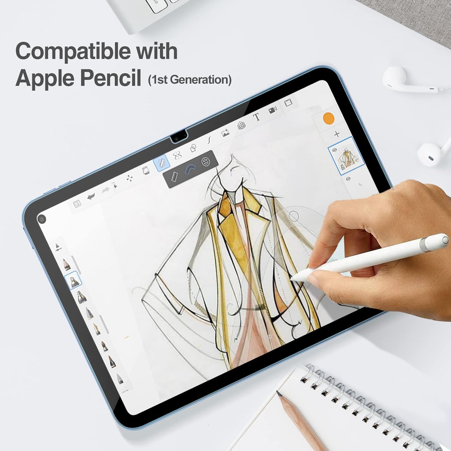 iPad Screen Protector - Tempered Glass Film Guard for A16 2025 & 10th Gen 11 Inch | Clear, 2 Pack