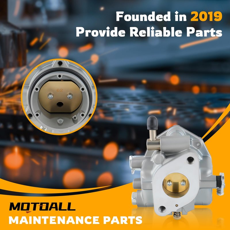 MOTOALL 146-0496 Carburetor with Fuel Pump oil filter Kit for ONAN NOS B48G B48M P216G P218G P220G 146-0414 146-0479