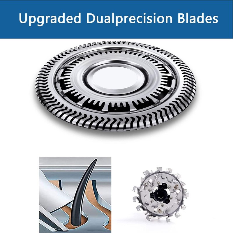 SH90 Replacement Heads Compatible with Philips Series 9000 8000, SH90 Upgraded Replacement Blades Shaving Razor Heads Fit for S9000 S8000 Razor SW97xx, S8950/50 S8950/91 S9311/27