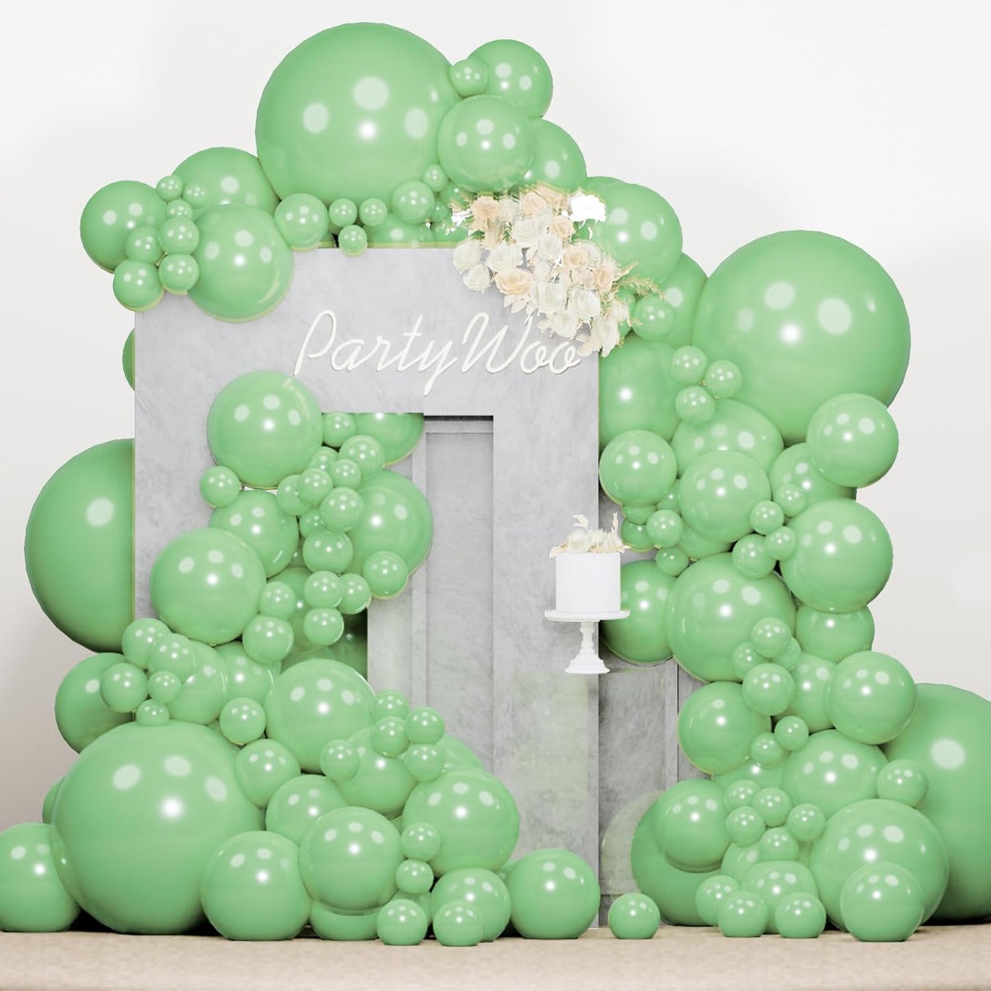 Black Balloon Arch Kit - 140 Pcs in 5-18 Inch Sizes for Baby Showers, Birthdays & Anniversaries | Elegant Black Decor