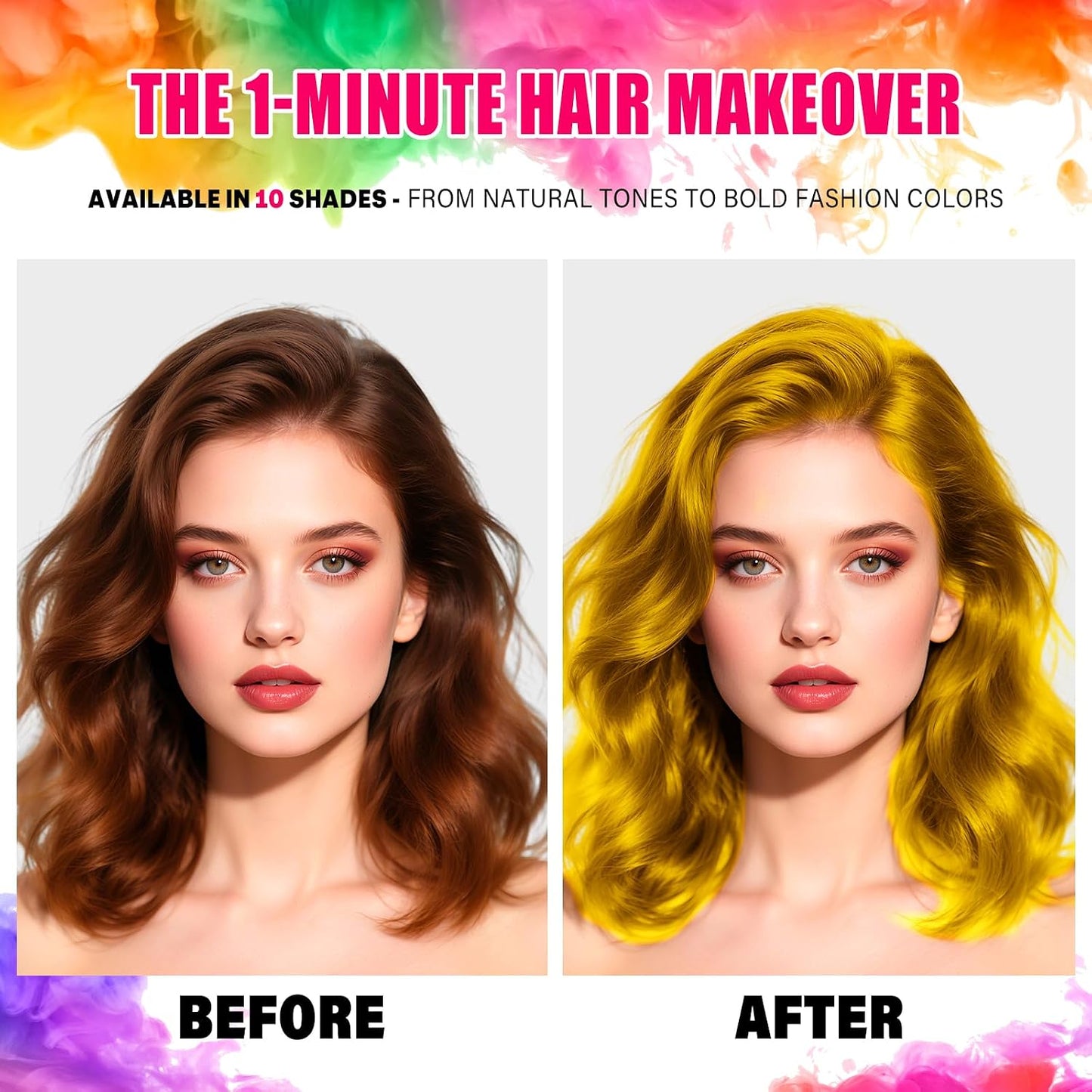 Temporary Hair Color Spray - Washable Gold Hair Dye for Kids & Adults | 4.06oz - Perfect for Cosplay & Parties