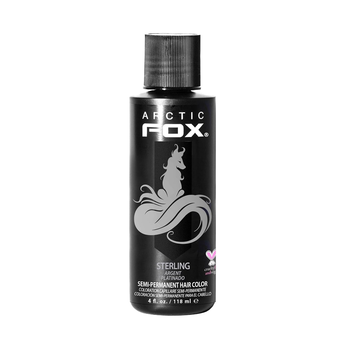 Arctic Fox Semi-Permanent Hair Dye - Vibrant Purple AF Color | Vegan, Ammonia-Free, 4 Fl Oz