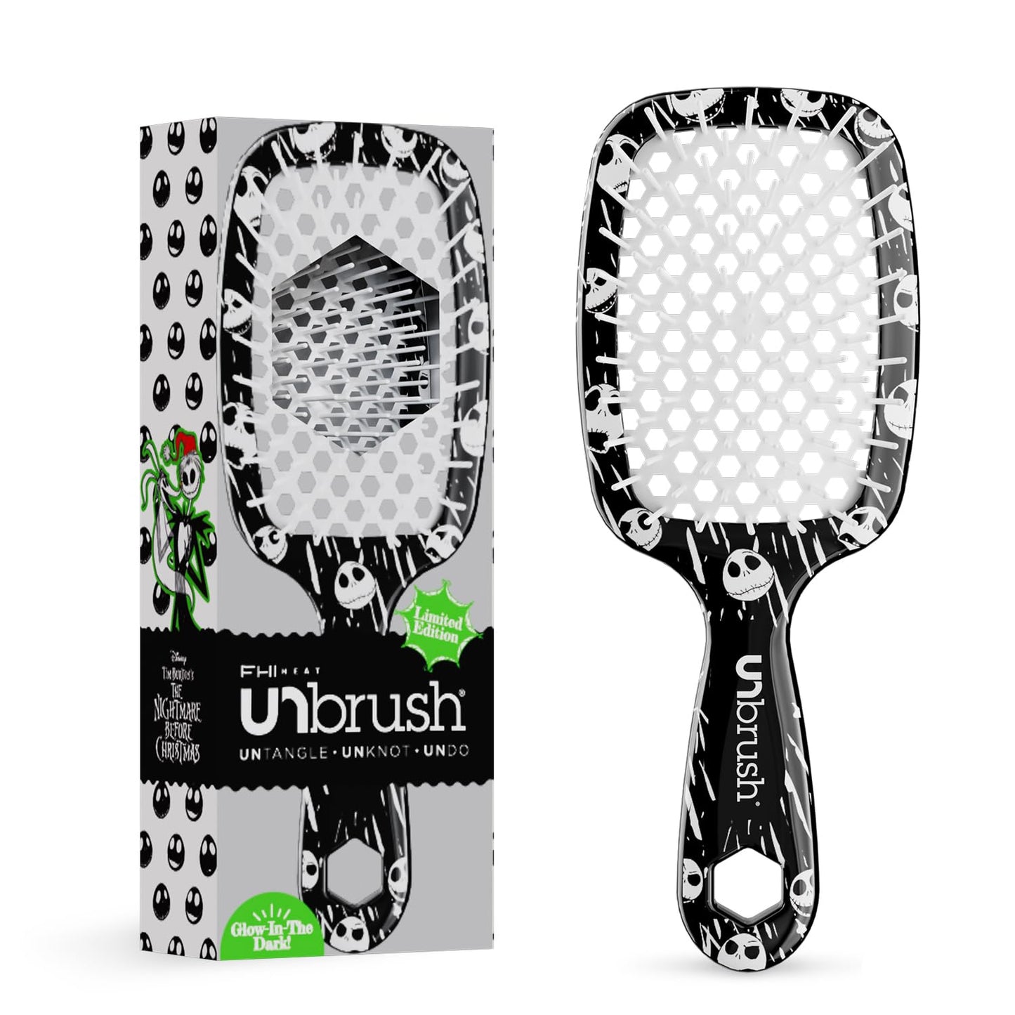 FHI Heat UNbrush - Nightmare Before Christmas Jack Styling Tool | Sleek Design & Easy Use