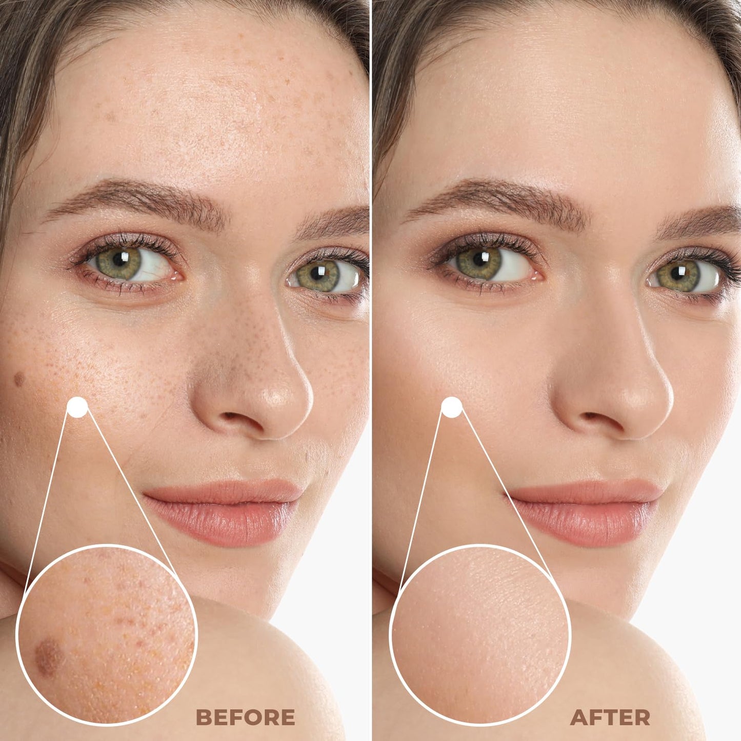 Profusion Cosmetics Lightweight Liquid Foundation - Flawless Radiance, Breathable Vegan Makeup for Uneven Skin Tone | Deep 1