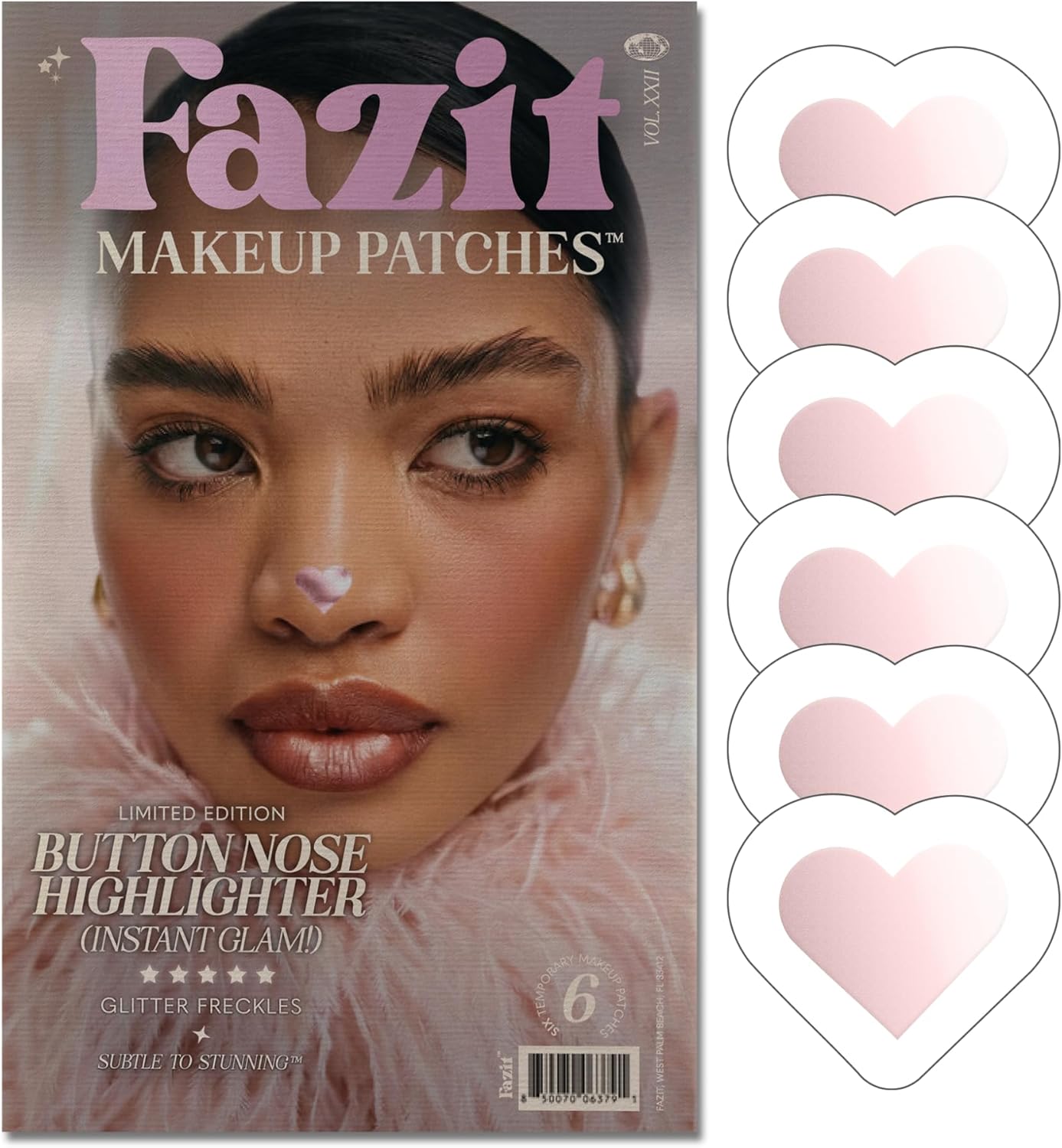Soccer Face Stickers - Waterproof Glitter Makeup Patches for Game Day Glam | Red, Blue & Silver (6 Pack)
