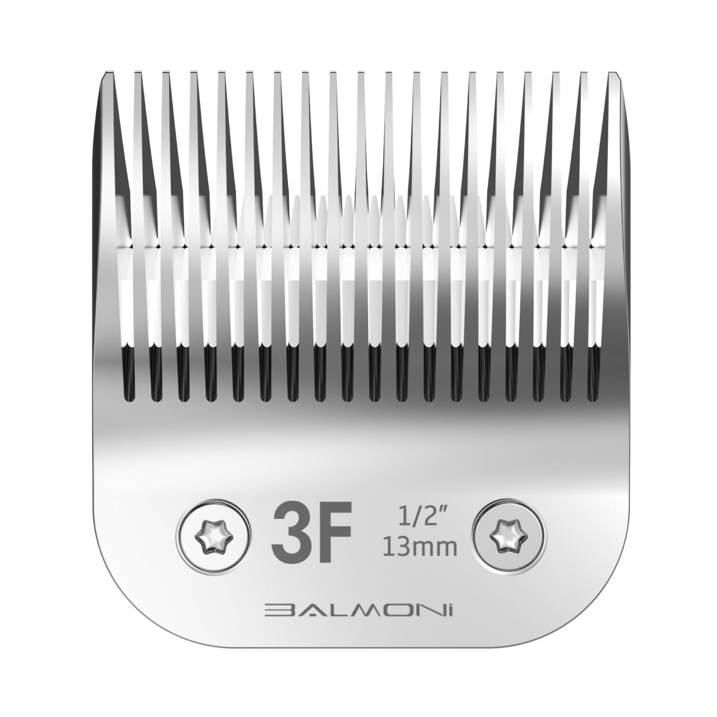 BALMONI Professional A5 Blades – Powder Metallurgy + Titanium-Ceramic, Low-Heat High-Precision – Fits Wahl, Andis, Oster, Heiniger A5 Clippers, Parent (#3F 13mm-1/2)