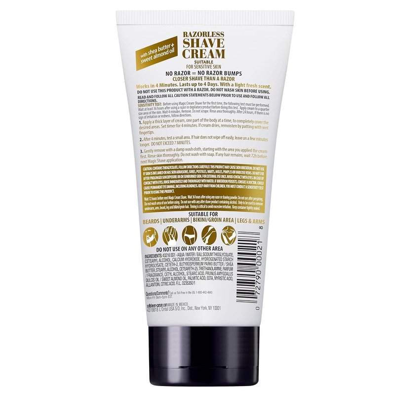 SoftSheen-Carson Magic Razorless Cream Shave, Bald Smooth Head Maintenance, 6 Oz (2 pack)