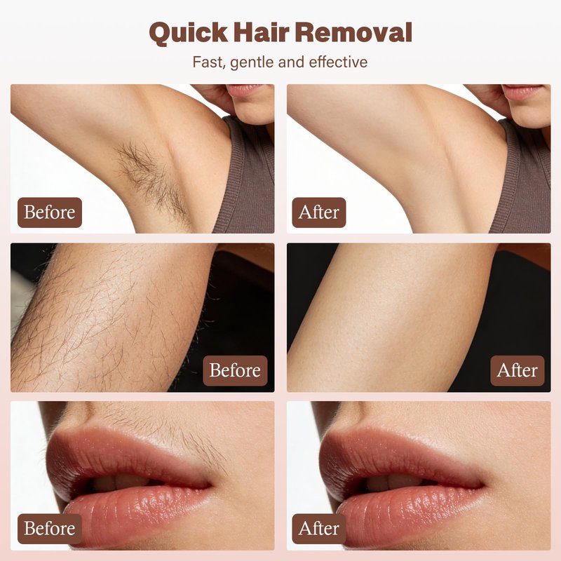 Bikini Hair Removal Cream for Women,Pubic Hair Removal Cream Painless for Legs, Arms, Underarms,Stomach,Painless Gentle Intimate Hair Removal Cream for Sensitive Skin with Spatula Applicator(1Pack)