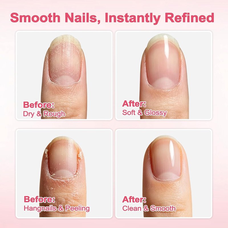 Ceramic Cuticle Pen - Moisturizes & Polishes Dry Cuticles | Instantly Removes Dead Skin, Leaves Nails Shinier
