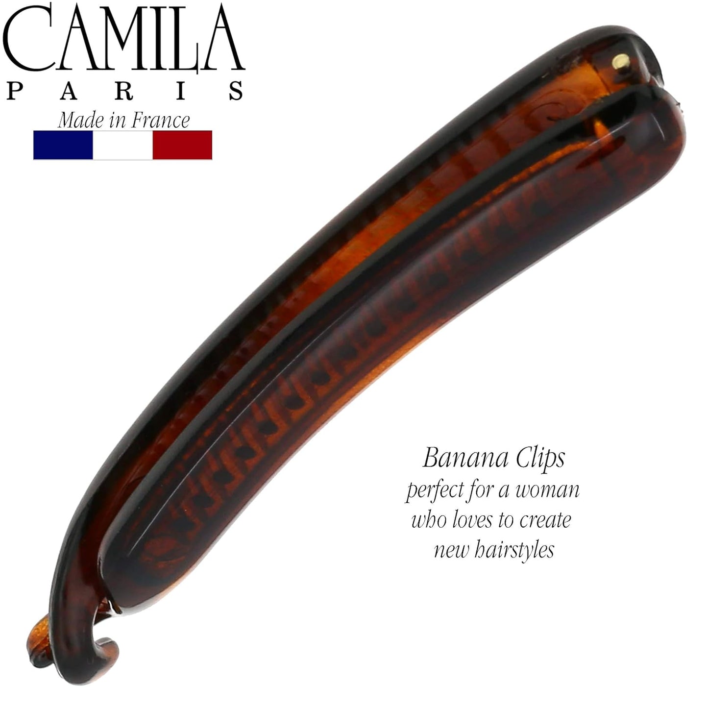 French Hair Banana Clincher Clip - Non-Slip Updo Ponytail Holder | Durable Styling Accessory for Women