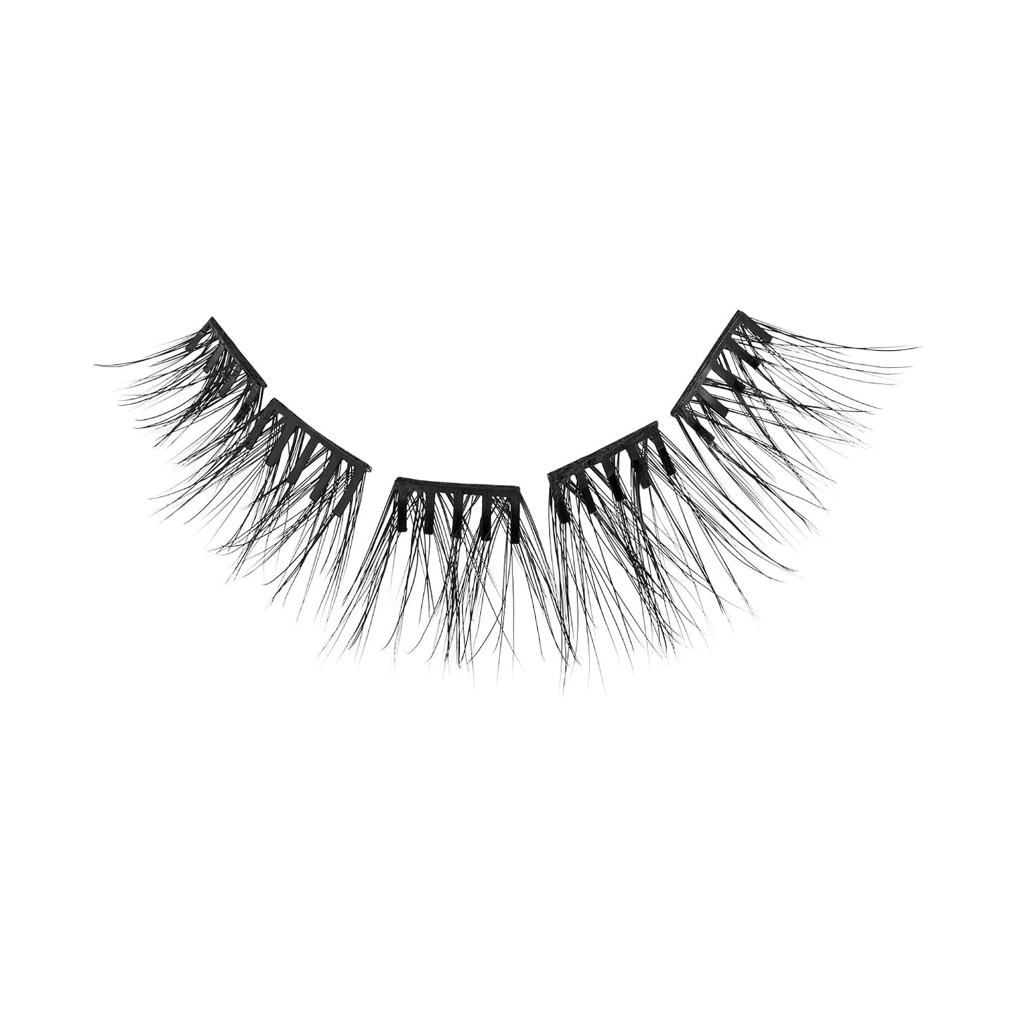 Kiss Impress False Eyelashes - Faux Mink Volume Lash Clusters, 8mm-14mm | 36 Pre-Glued, Easy to Apply, Reusable