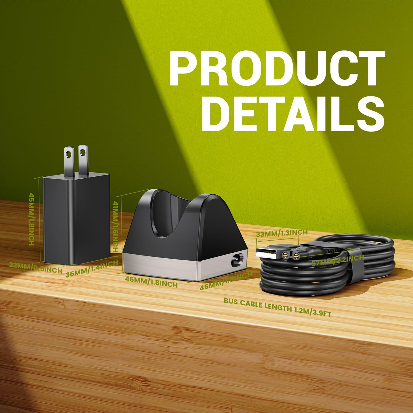Chargeing Stand Compatible with Philips OneBlade 360 Shaver - Norelco Oneblade QP2724 QP2834 - Charging Base for Norelco One Blade 360 Power Dock Black