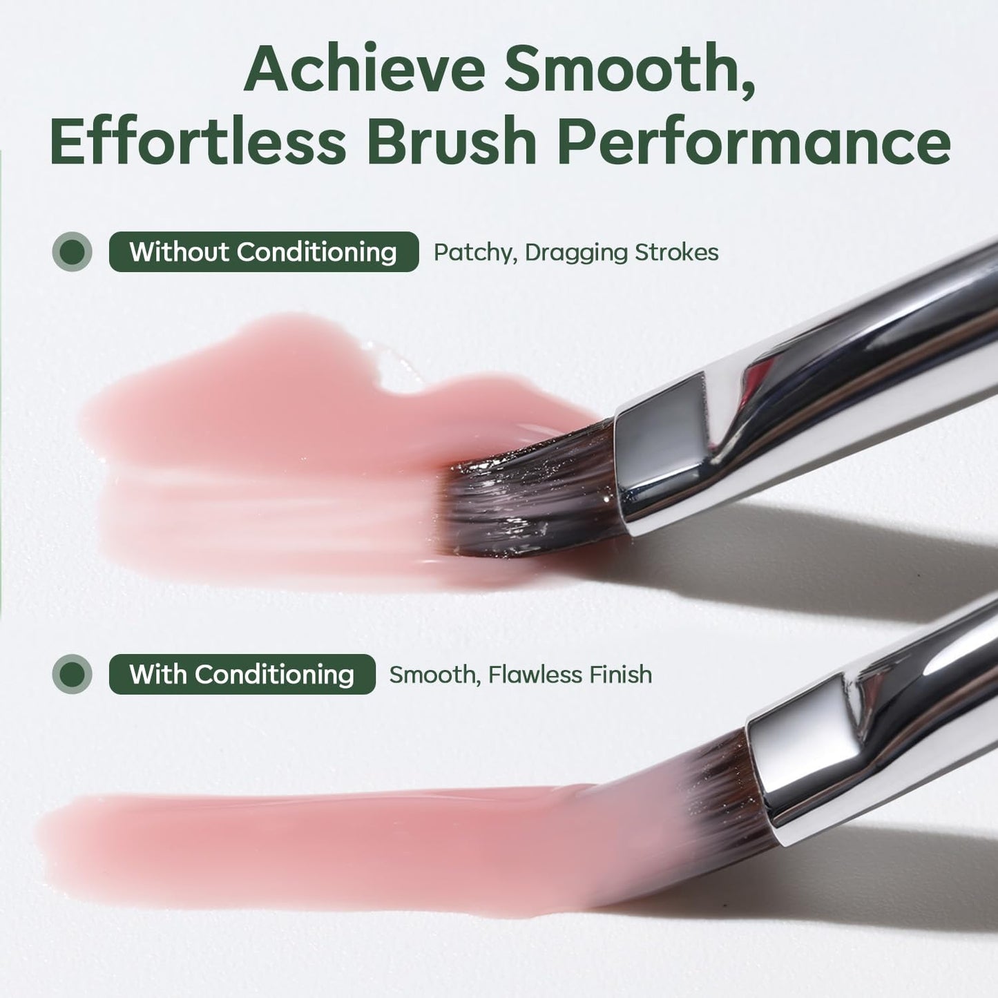 Modelones Nail Liner Brush Nail Sponges for Ombre Professional Use with Pat Paint Gel Nail Polish