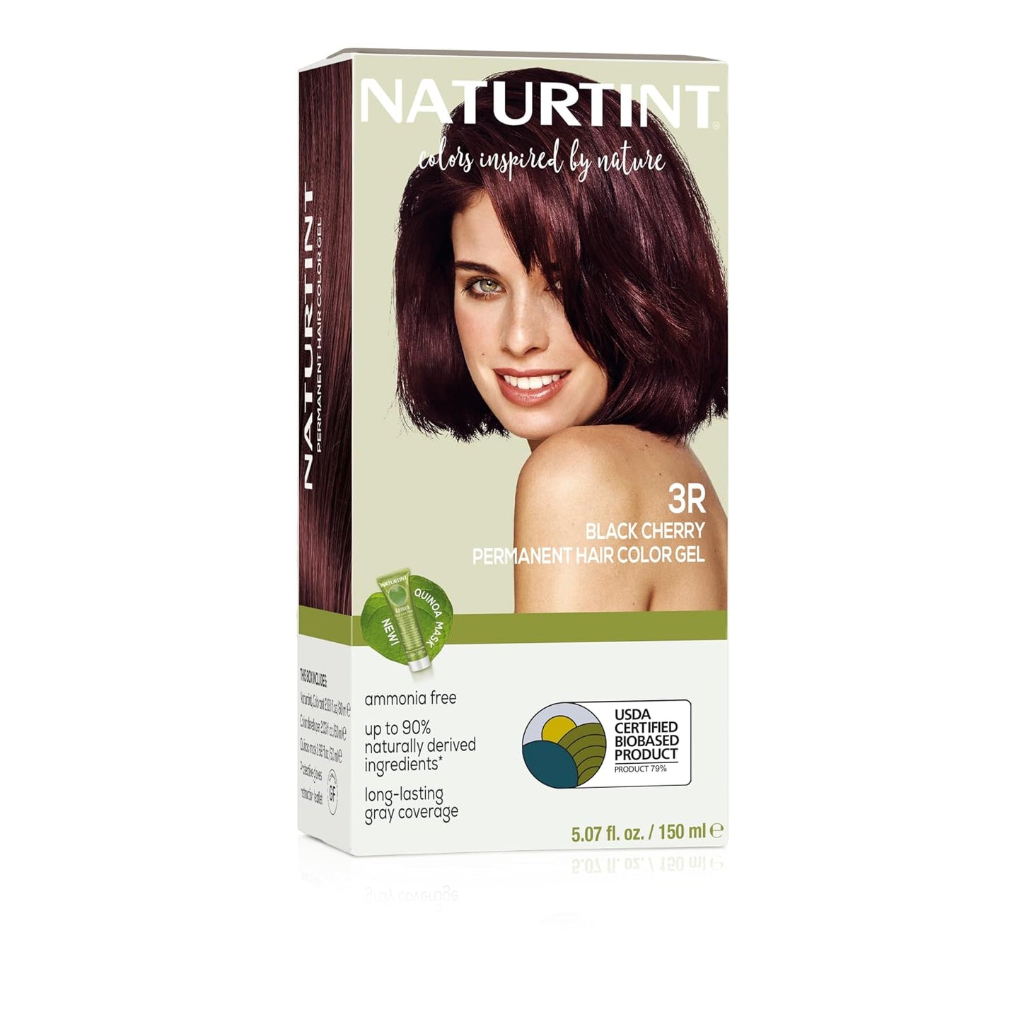 Naturtint 7N Hazelnut Blonde Permanent Hair Color | Ammonia-Free, Vegan, 100% Gray Coverage, Long-Lasting Results