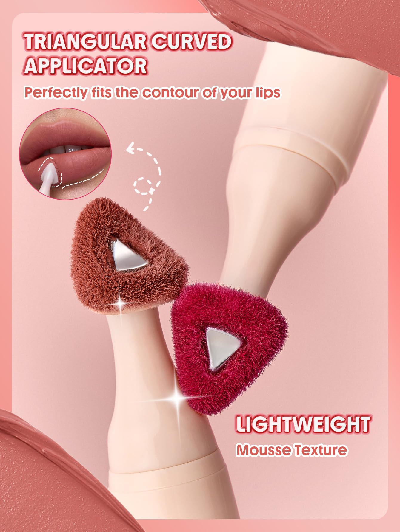 SHEGLAM Marshmallow Puff Lip Blur Pen Matte Lipstick for Long-lasting Hydrating Lip Makeup-524 S'more Night