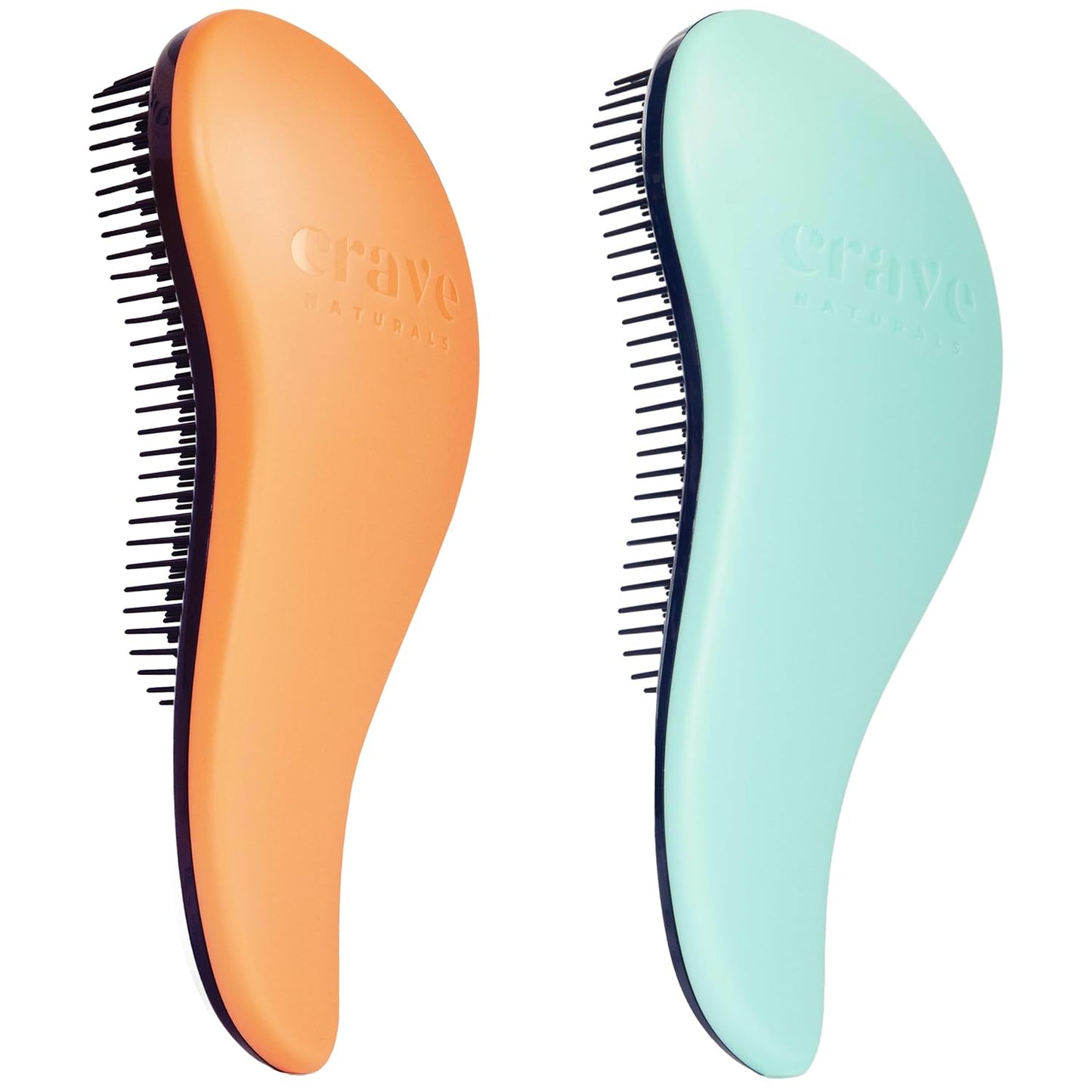 Glide Thru Detangling Hairbrush - Effortlessly Untangles Wet, Dry & Damaged Hair | Gentle Styling Tool for All Ages - 7.5 x 3 in, Turquoise