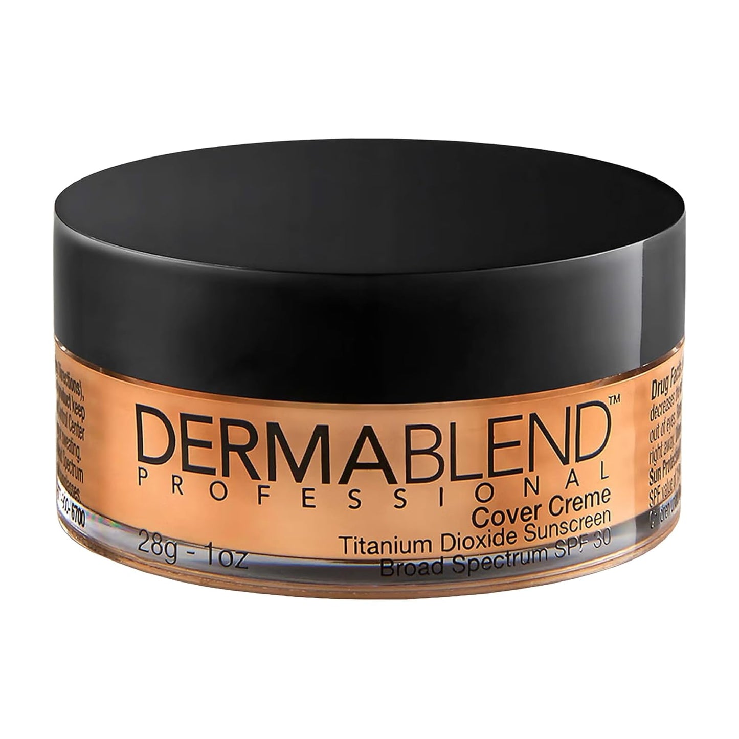 Dermablend Cover Crème Full Coverage Foundation - Hydrating Cream Concealer for Dark Circles & Blemishes | SPF 30, 1 OZ