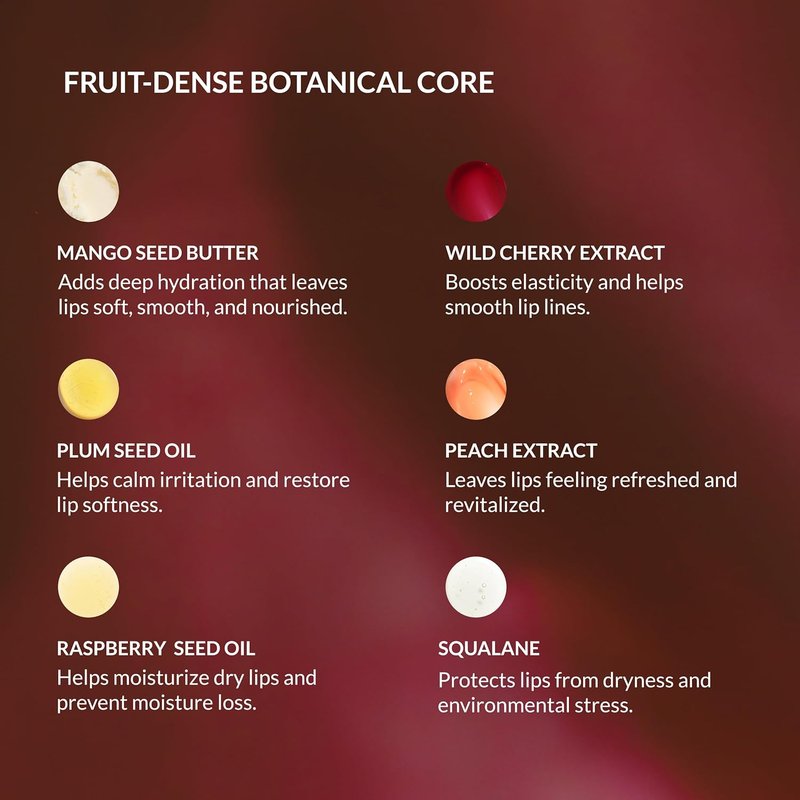 Hydrating Glossy Fruit Lip Stain - 2-in-1 Gloss & Long-Lasting Tint | Lightweight Pink Bangle