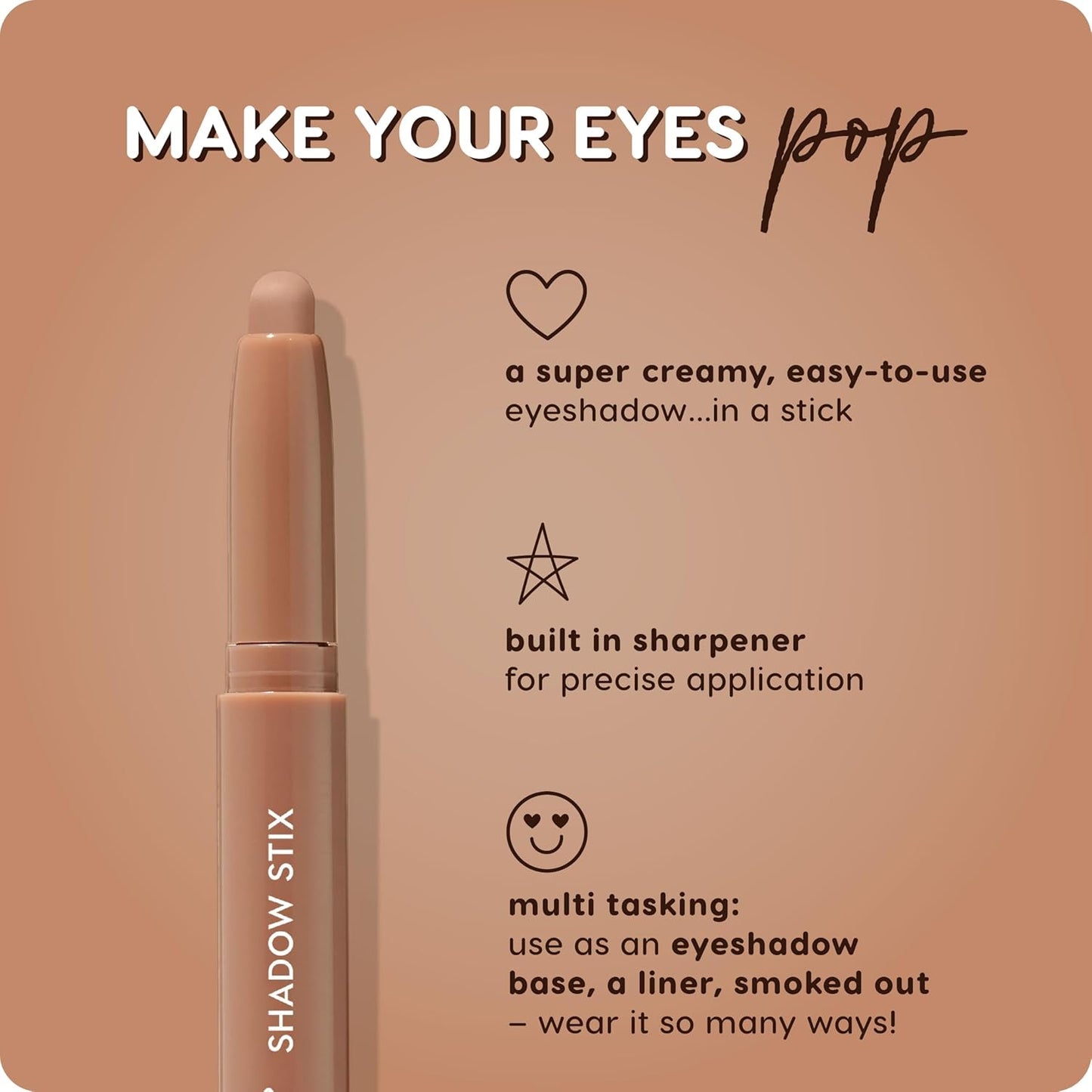 ColourPop Cream Eyeshadow Sticks Bundle - Long-Lasting Color Duo | Bare With Me & Cocktail Party (2 Pack, 0.05 oz Each)