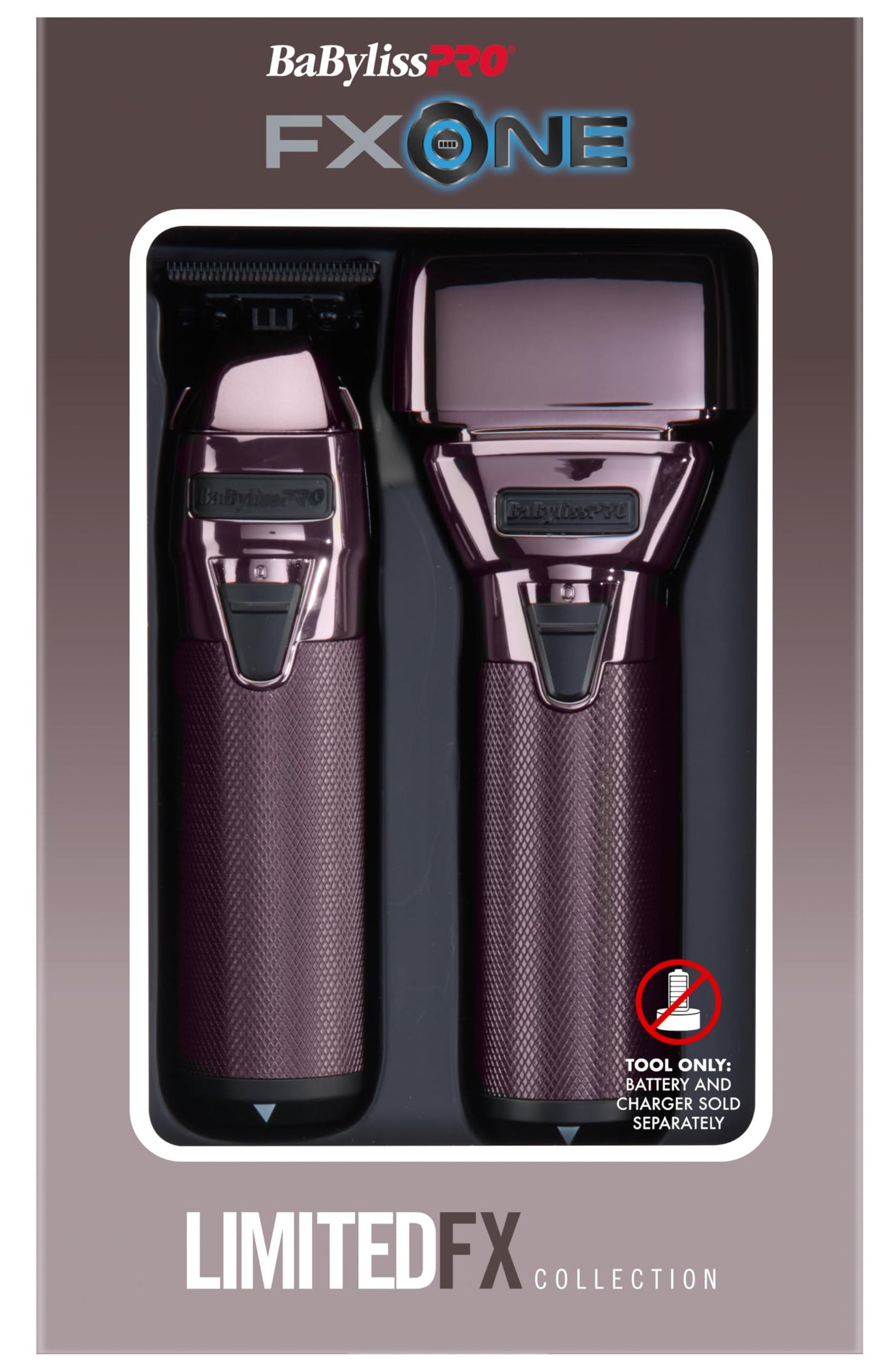 BaBylissPRO FXONE Limited Edition Purple Tool Only Hair Trimmer + Foil Shaver
