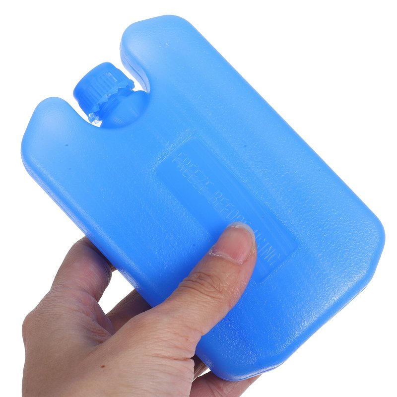 Housoutil Reusable Ice Packs, 4pcs Reusable Ice Blocks for Portable Air Conditioner Medium Freezable Cooling Packs for Evaporative Cooler Lunch Box Fan