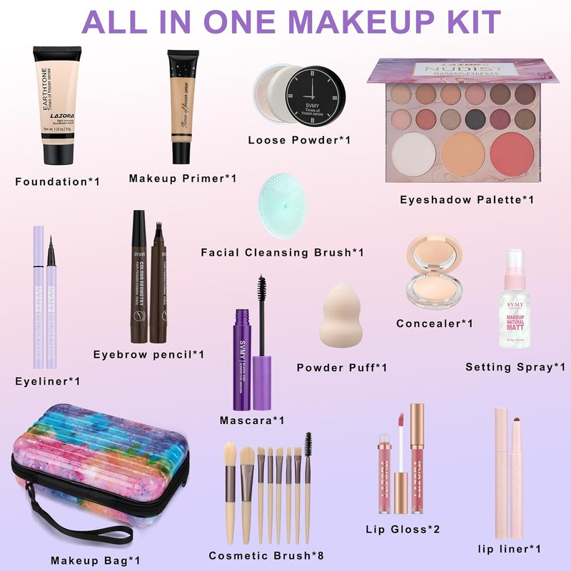 Makeup Kit for Teens & Girls - Complete Makeup Set for Beginners | Perfect Gift for Ages 10-12