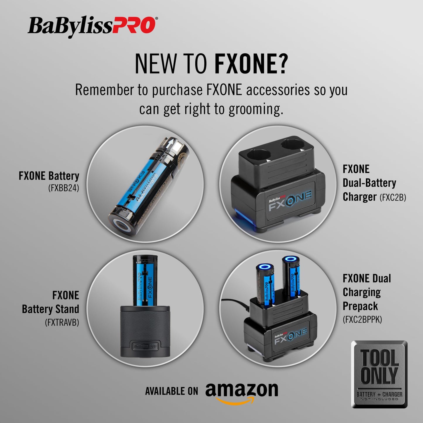 BaBylissPRO FXONE Limited Edition Purple Tool Only Hair Trimmer + Foil Shaver