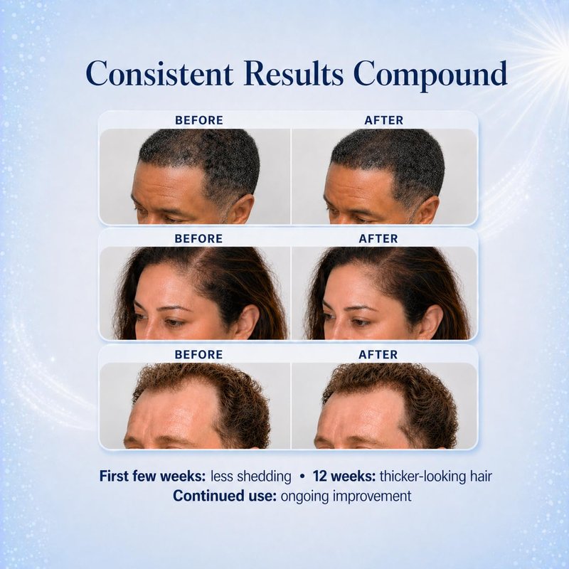 GHK-Cu Copper Peptide Hair Growth Serum - 4000 MG with Caffeine | 2 Pack Dropper & Spray Applicators, Made in USA