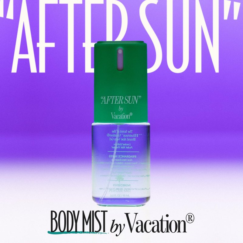 Vacation After Sun Body Mist - Aloe Vera & Cucumber Water Scent | Travel Size 3 fl oz