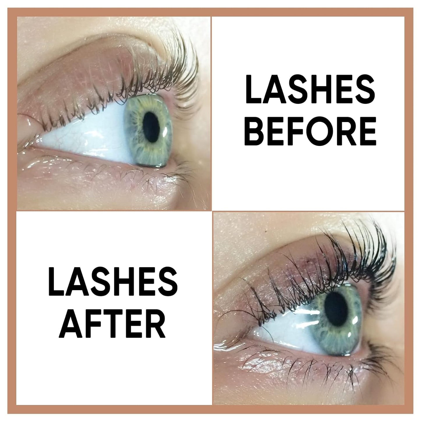 Instant Black Eyelash Color Kit - Easy Application for Natural Results | 8ml for Beginners & Salons