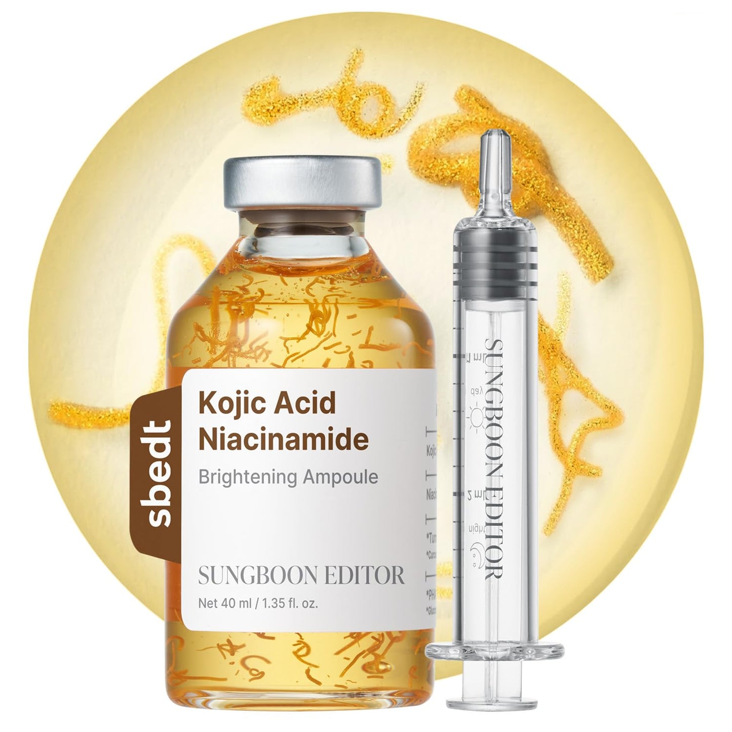 Glow Intensive Silk Peptide Ampoule - Copper Peptides Serum for Hydration & Smooth Skin | 1.35 fl oz