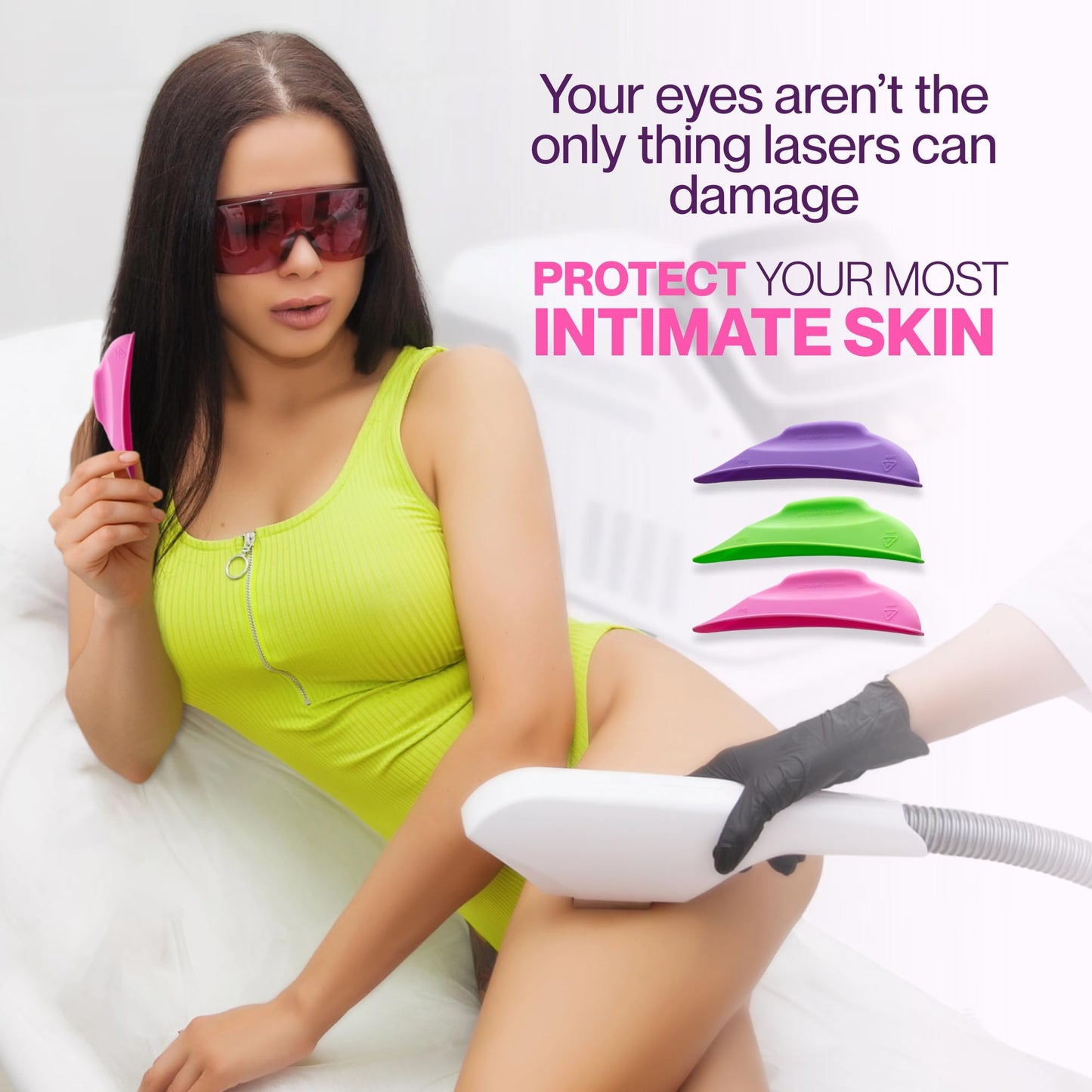 VA J-J VISOR Women’s Intimate Area Protection Shield Brazilian Waxing, Modesty Protection, Depilation Multipack