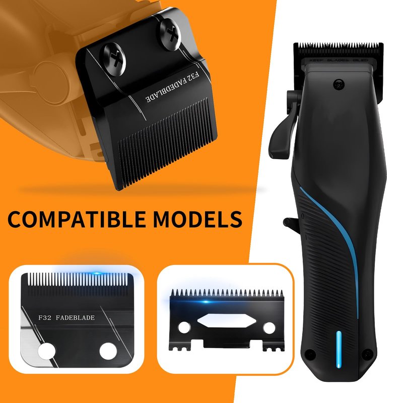 F32 High Precision Zero Adjustable Replacement Blades Compatible with Wahl 5 Star Vapor Clipper Professional F32 Fadeout Blade