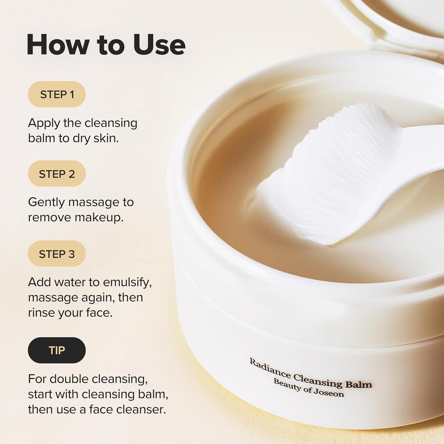 Radiance Cleansing Balm - Makeup & Sunscreen Remover | Pore Cleanser for Sensitive Acne-Prone Skin 100ml