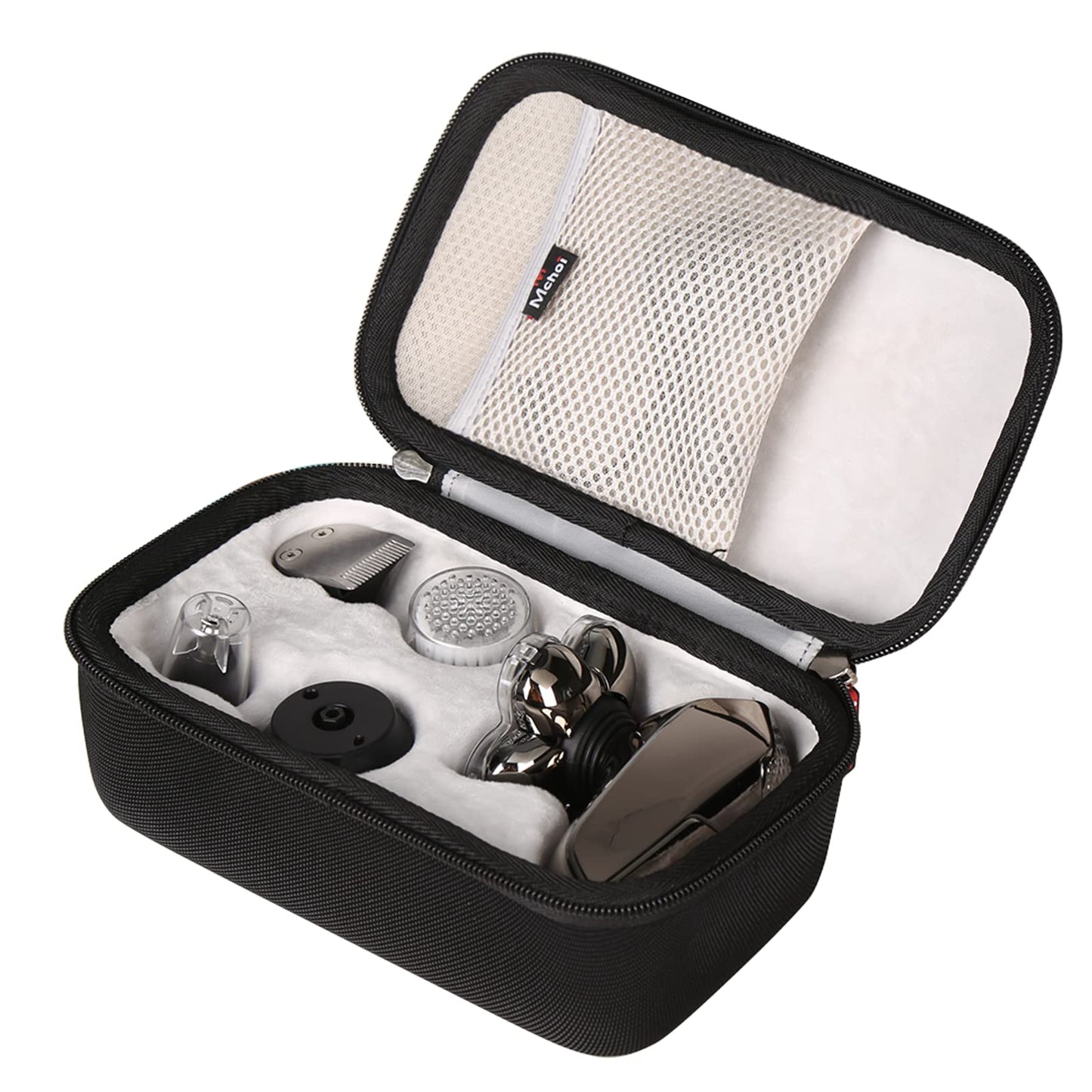 Mchoi Travel Case Suitable for AidallsWellup Men’s 5-in-1 /FlexSeries Electric Head & Body Hair Shaver, Travel Protective Shaver Carrying Case Only