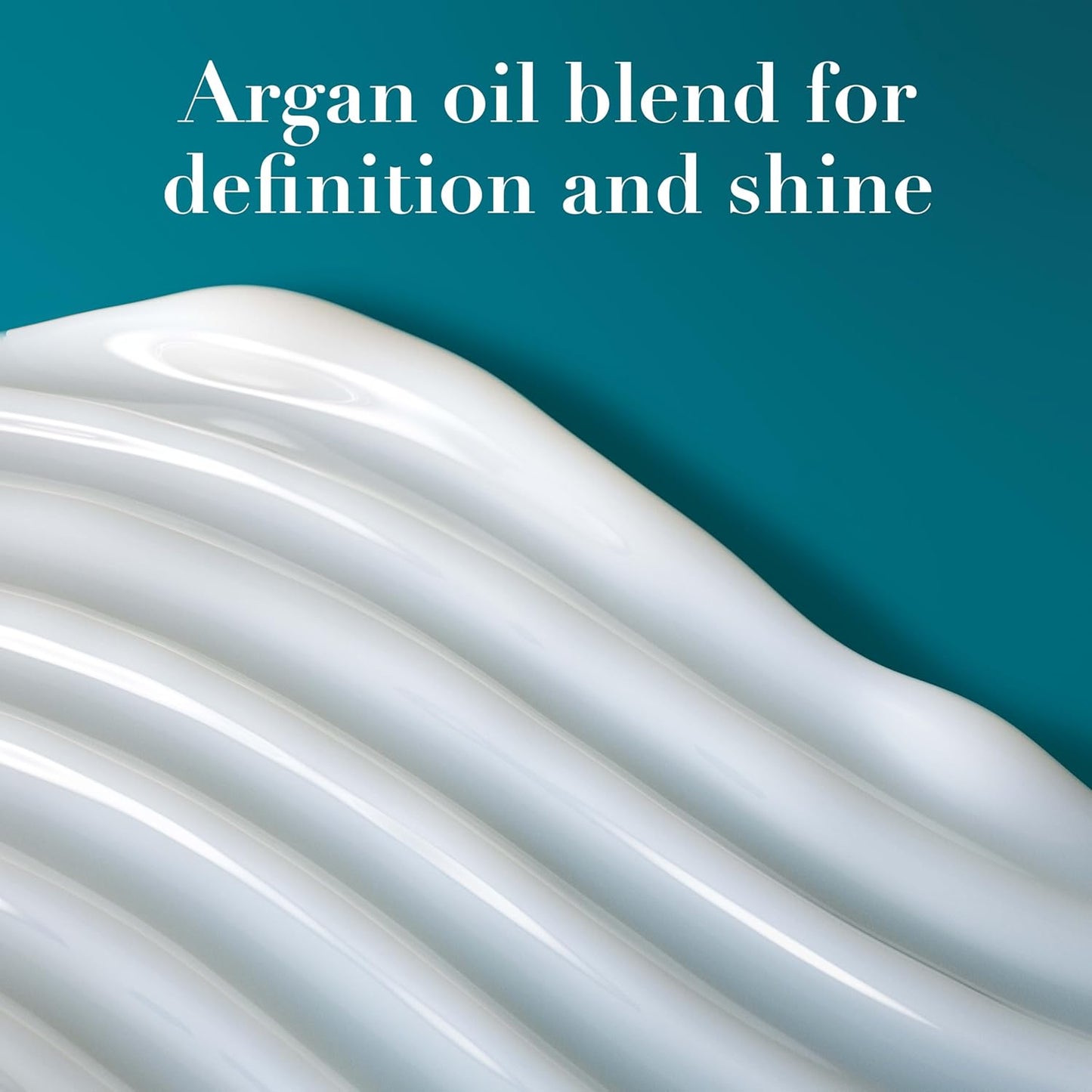 OGX Argan Oil Curl-Defining Cream - Anti-Frizz Formula for All Hair Textures | 6 oz