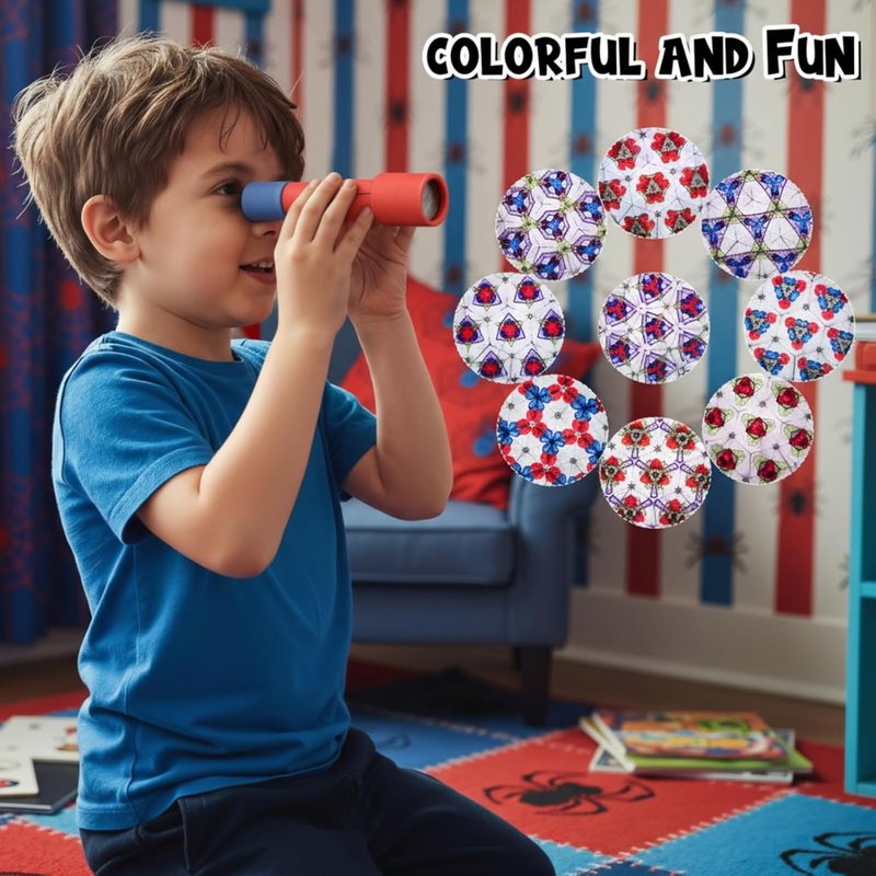 Kaleidoscope for Kids - 24 Pack Retro Educational Party Favors | Birthday Gifts, School Prizes, Christmas Fillers