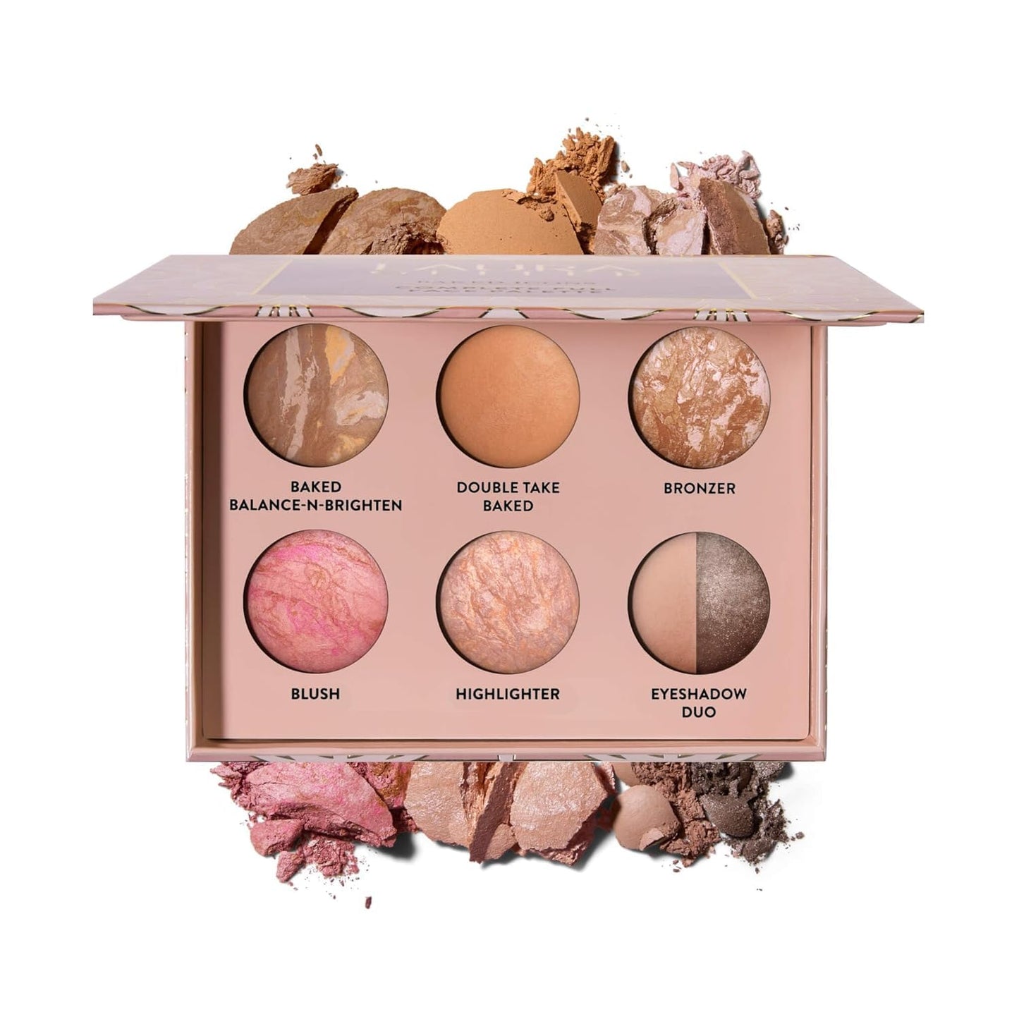 Laura Geller Baked Icons Complete Face Palette - All-in-One Makeup for Mature Skin | Porcelain Finish