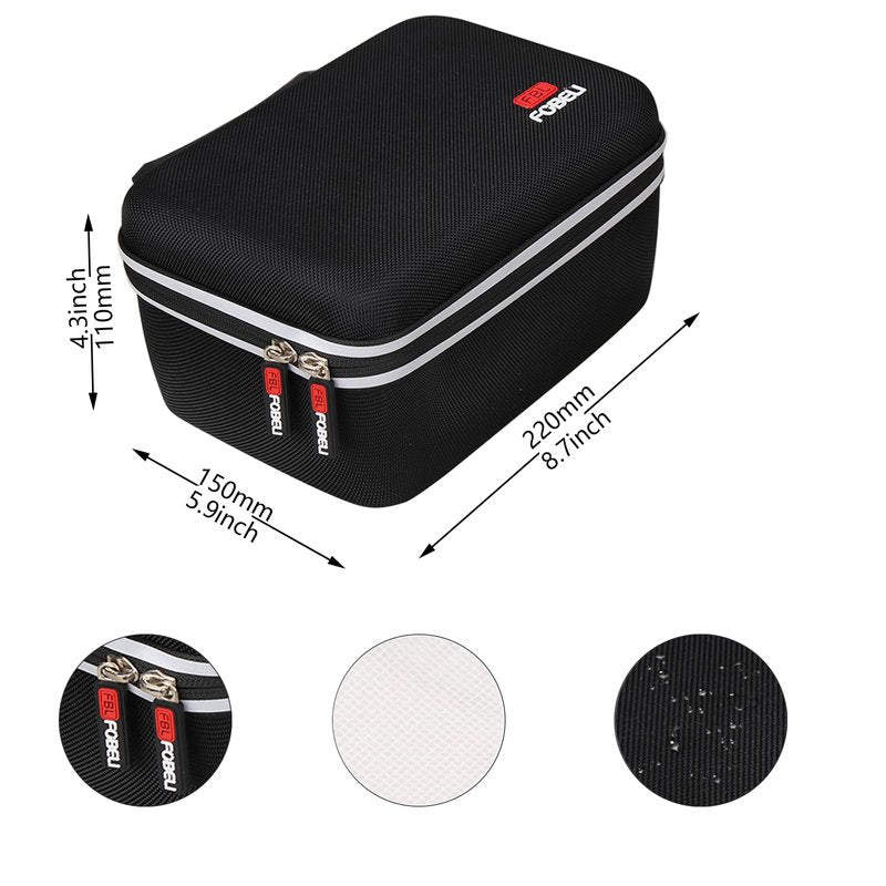 FBLFOBELI Hard Travel Case for Newbealer/for Sunbeam Hot-2-Trot/for Oliso M3Pro M2 Mini Travel Iron/for Polardo Portable Travel Garment Steamer, Also fits for Vicks Sinus Inhaler, Case Only