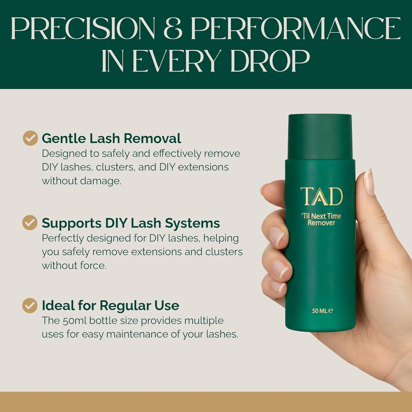 DIY Lash Remover - Unseals Eyelash Adhesive for Extensions & Clusters | Easy Application, 50ml