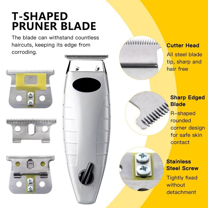 Upgraded Trimmer Blades Replacement Kit for Andis G/GO/GTO/GTX T-Out-liners Trimmers, 2 Sets of Blades for Headliner LS2 LS3 Trimmers
